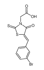 2-(5-(3-bromobenzylidene)-4-oxo-2-thioxothiazolidin-3-yl)acetic acid CAS:292842-65-0 manufacturer & supplier