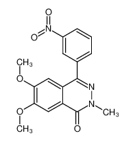 6,7-dimethoxy-2-methyl-4-(3'-nitrophenyl)phtalazin-1(2H)-one CAS:292858-40-3 manufacturer & supplier