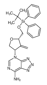 4-[(3S,5S)-5-(tert-Butyl-diphenyl-silanyloxymethyl)-4-methylene-tetrahydro-furan-3-yl]-4H-[1,2,3]triazolo[4,5-d]pyrimidin-7-ylamine CAS:292864-81-4 manufacturer & supplier