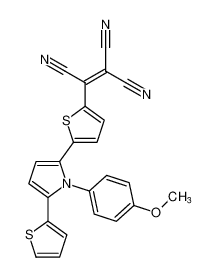 Ethenetricarbonitrile,[5-[1-(4-methoxyphenyl)-5-(2-thienyl)-1H-pyrrol-2-yl]-2-thienyl]- CAS:292864-98-3 manufacturer & supplier