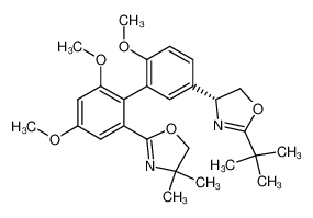 2-[5'-((R)-2-tert-Butyl-4,5-dihydro-oxazol-4-yl)-4,6,2'-trimethoxy-biphenyl-2-yl]-4,4-dimethyl-4,5-dihydro-oxazole CAS:292865-35-1 manufacturer & supplier