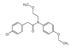 2-(4-Chloro-phenyl)-N-(4-ethoxy-phenyl)-N-(2-methoxy-ethyl)-acetamide CAS:29289-63-2 manufacturer & supplier