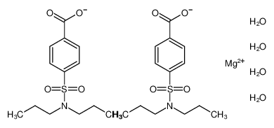 magnesium 4-(N,N-dipropylsulfamoyl)benzoate tetrahydrate CAS:29295-45-2 manufacturer & supplier