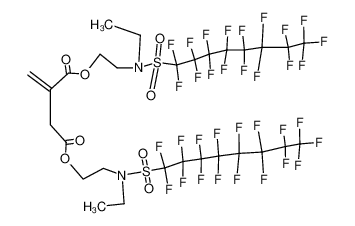 Bis-(2-(N-ethyl-perfluoroctansulfonamido)-ethyl)-itaconat CAS:29311-85-1 manufacturer & supplier