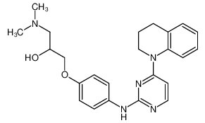 4-(1,2,3,4-tetrahydroquinolin-1-yl)-2-{4-[2-hydroxy-3-(N,N -dimethylamino)propoxy] anilino}pyrimidine CAS:293292-10-1 manufacturer & supplier