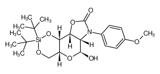 (4aR,6S,6aS,9aR,9bR)-2,2-di-tert-butyl-6-hydroxy-7-(4-methoxyphenyl)hexahydro-[1,3,2]dioxasilino[4',5':5,6]pyrano[3,4-d]oxazol-8(6H)-one CAS:293294-49-2 manufacturer & supplier