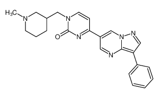 1-((1-methylpiperidin-3-yl)methyl)-4-(3-phenylpyrazolo[1,5-a]pyrimidin-6-yl)pyrimidin-2(1H)-one CAS:293298-63-2 manufacturer & supplier