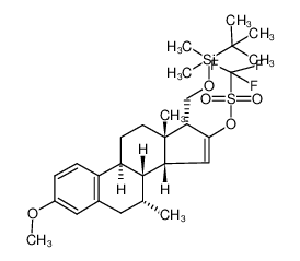 (7α,14β,17α)-17-[[[(1,1-dimethylethyl)dimethylsilyl]oxy]methyl]-3-methoxy-7-methyl-16-[[(trifluoromethyl)sulfonyl]oxy]estra-1,3,5(10),15-tetraene CAS:293302-83-7 manufacturer & supplier