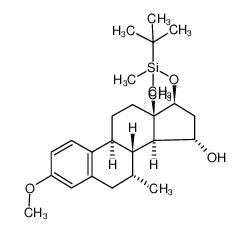 (7α,15α,17β)-17-[[(1,1-dimethylethyl)dimethylsilyl]oxy]-3-methoxy-7-methylestra-1,3,5(10)-trien-15-ol CAS:293302-88-2 manufacturer & supplier