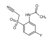 N-(2-cyanomethylsulfonyl-5-fluorophenyl)acetamide CAS:293316-40-2 manufacturer & supplier