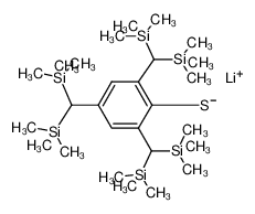 lithium 2,4,6-tris(bis(trimethylsilyl)methyl)benzenethiolate CAS:293328-99-1 manufacturer & supplier