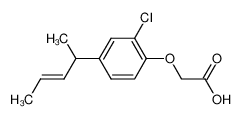 2-Chlor-4-(pent-3-en-2-yl)phenoxyessigsaeure CAS:29334-33-6 manufacturer & supplier