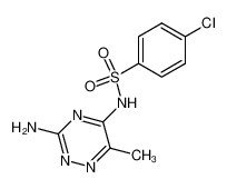 N-(3-amino-6-methyl-[1,2,4]triazin-5-yl)-4-chloro-benzenesulfonamide CAS:29341-10-4 manufacturer & supplier