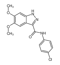 5,6-dimethoxy-1(2)H-indazole-3-carboxylic acid 4-chloro-anilide CAS:29341-32-0 manufacturer & supplier