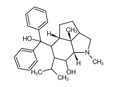 (4aS,7aS,7bR)-5-(Hydroxy-diphenyl-methyl)-6-isopropyl-1,7b-dimethyl-decahydro-cyclopenta[cd]indol-7-ol CAS:29370-28-3 manufacturer & supplier