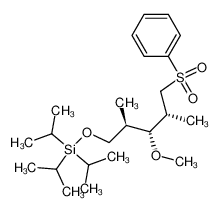 ((2R,3R,4R)-5-Benzenesulfonyl-3-methoxy-2,4-dimethyl-pentyloxy)-triisopropyl-silane CAS:293744-08-8 manufacturer & supplier