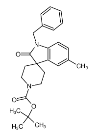 tert-butyl 1-benzyl-1,2-dihydro-5-methyl-2-oxospiro[3H-indole-3,4'-piperidine]-1'-carboxylate CAS:293744-35-1 manufacturer & supplier