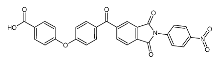 4-(4-(2-(4-nitrophenyl)-1,3-dioxoisoindoline-5-carbonyl)phenoxy)benzoic acid CAS:293762-16-0 manufacturer & supplier