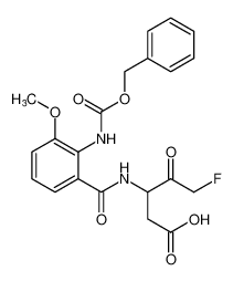 3-(2-(((benzyloxy)carbonyl)amino)-3-methoxybenzamido)-5-fluoro-4-oxopentanoic acid CAS:293768-17-9 manufacturer & supplier