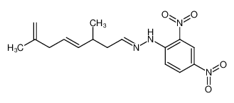 N-[(E)-3,7-Dimethyl-octa-4,7-dien-(E)-ylidene]-N'-(2,4-dinitro-phenyl)-hydrazine CAS:29414-61-7 manufacturer & supplier