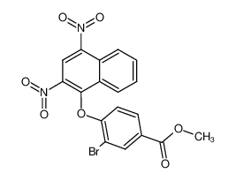 2.4-Dinitronaphthyl-2'-bromo-4'-carboxymethyl-phenylether CAS:29415-98-3 manufacturer & supplier