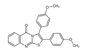 2,3-bis-(4-methoxy-phenyl)-thiazolo[2,3-b]quinazolin-5-one CAS:29416-94-2 manufacturer & supplier