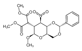 methyl 4,6-O-benzylidene-2,3-dideoxy-2-C-bis(methoxycarbonyl)methyl-3-C-nitro-β-D-glucopyranoside CAS:294190-37-7 manufacturer & supplier