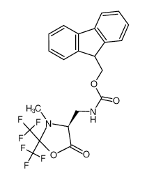 (4S)-4-(9-fluorenylmethoxycarbonylamino)methyl-3-methyl-2,2-bis(trifluoromethyl)-1,3-oxazolidin-5-one CAS:294199-47-6 manufacturer & supplier