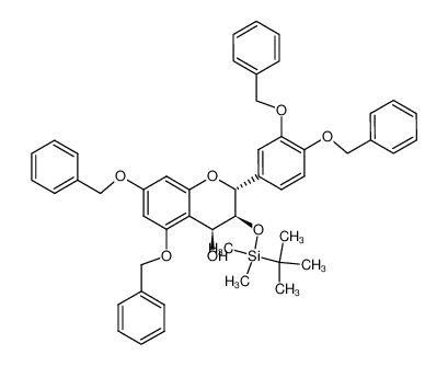 (2R,3S,4S)-5,7-Bis-benzyloxy-2-(3,4-bis-benzyloxy-phenyl)-3-(tert-butyl-dimethyl-silanyloxy)-chroman-4-ol CAS:294203-73-9 manufacturer & supplier