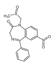 1-methanesulfinylmethyl-7-nitro-5-phenyl-1,3-dihydro-benzo[e][1,4]diazepin-2-one CAS:29442-84-0 manufacturer & supplier