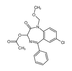 3-acetoxy-7-chloro-1-methoxymethyl-5-phenyl-1,3-dihydro-benzo[e][1,4]diazepin-2-one CAS:29442-94-2 manufacturer & supplier