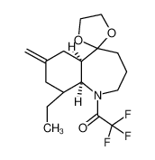 1-((5aR,9aS)-9-ethyl-7-methyleneoctahydrospiro[benzo[b]azepine-5,2'-[1,3]dioxolan]-1(2H)-yl)-2,2,2-trifluoroethan-1-one CAS:29445-11-2 manufacturer & supplier