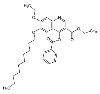 4-Benzoyloxy-6-decyloxy-7-ethoxy-quinoline-3-carboxylic acid ethyl ester CAS:29447-94-7 manufacturer & supplier