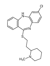 7-chloro-11-[2-(1-methyl-piperidin-2-yl)-ethylsulfanyl]-5H-dibenzo[b,e][1,4]diazepine CAS:29451-20-5 manufacturer & supplier