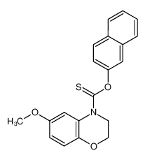 6-methoxy-2,3-dihydro-benzo[1,4]oxazine-4-carbothioic acid O-naphthalen-2-yl ester CAS:29451-30-7 manufacturer & supplier