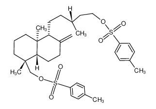 (R)-5-((1R,4aS,5R,8aS)-5,8a-dimethyl-2-methylene-5-((tosyloxy)methyl)decahydronaphthalen-1-yl)-3-methylpentyl 4-methylbenzenesulfonate CAS:29455-23-0 manufacturer & supplier