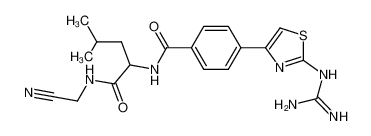 N-[1-cyanomethylcarbamoyl-3-methylbutyl-4-(2-guanidinothiazol-4-yl)]benzamide CAS:294623-42-0 manufacturer & supplier