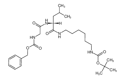 N-[6-(tert-butoxycarbonyl)aminohexyl]-2(R)-[2-(carbobenzoxy)aminoacetylamino]-4-methylpentanamide CAS:294625-14-2 manufacturer & supplier