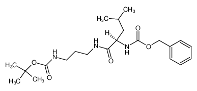 N-[3-(tert-butoxycarbonyl)aminopropyl]-2(R)-(carbobenzoxy)amino-4-methylpentanamide CAS:294625-15-3 manufacturer & supplier