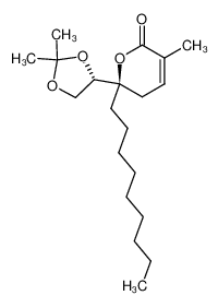 (6R,4'S)-6-(2,2-dimethyl-1,3-dioxolan-4-yl)-3-methyl-6-nonyl-5,6-dihydropyran-2-one CAS:294626-24-7 manufacturer & supplier