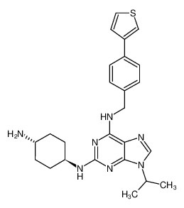 N2-((1r,4r)-4-aminocyclohexyl)-9-isopropyl-N6-(4-(thiophen-3-yl)benzyl)-9H-purine-2,6-diamine CAS:294647-15-7 manufacturer & supplier