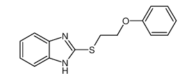 2-((2-phenoxyethyl)thio)-1H-benzo[d]imidazole CAS:294653-52-4 manufacturer & supplier