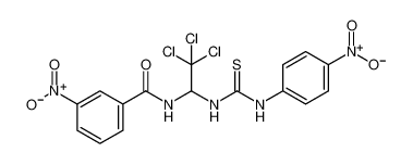 3-nitro-N-(2,2,2-trichloro-1-(3-(4-nitrophenyl)thioureido)ethyl)benzamide CAS:294654-94-7 manufacturer & supplier