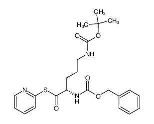 (S)-2-Benzyloxycarbonylamino-5-tert-butoxycarbonylamino-pentanethioic acid S-pyridin-2-yl ester CAS:294664-65-6 manufacturer & supplier