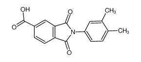 2-(3,4-dimethylphenyl)-1,3-dioxoisoindole-5-carboxylic acid CAS:294667-04-2 manufacturer & supplier