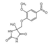 5-(2-methoxy-4-nitro-phenoxymethyl)-5-methyl-imidazolidine-2,4-dione CAS:29482-31-3 manufacturer & supplier