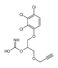 [1-prop-2-ynoxy-3-(2,3,4-trichlorophenoxy)propan-2-yl] carbamate CAS:29483-47-4 manufacturer & supplier