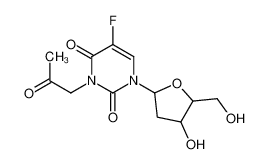 5-fluoro-1-[(2R,4S,5R)-4-hydroxy-5-(hydroxymethyl)oxolan-2-yl]-3-(2-oxopropyl)pyrimidine-2,4-dione CAS:294840-18-9 manufacturer & supplier