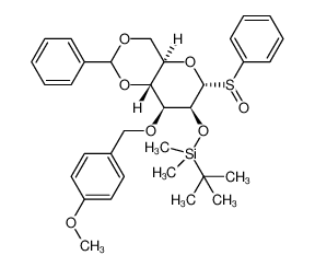 (4,6-O-benzylidene-3-O-p-metoxybenzyl-2-O-(tert-butyldimethylsilyl)-α-D-mannopyranoside S-oxide) CAS:294844-61-4 manufacturer & supplier