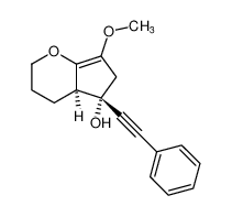 rel-(4aR,5S)-7-methoxy-5-(phenylethynyl)-2,3,4,4a,5,6-hexahydrocyclopenta[b]pyran-5-ol CAS:294846-79-0 manufacturer & supplier